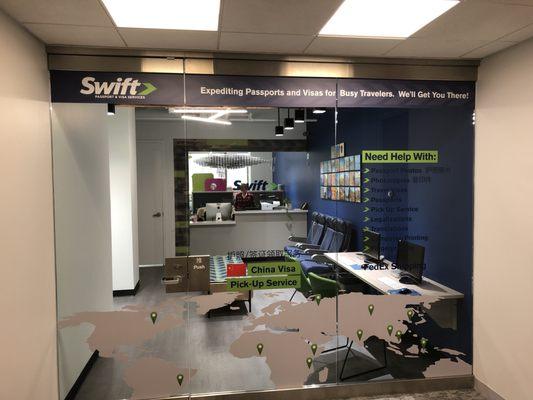 Entrance to Swift's Chicago Office