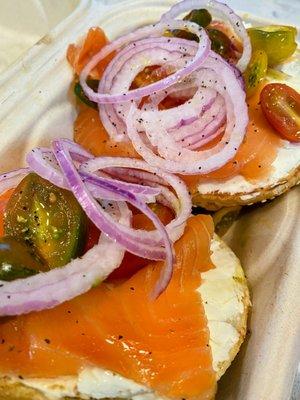 Open Faced Lox