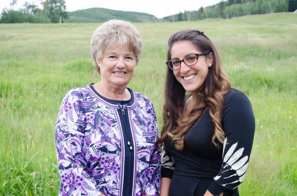 Yvonne Clark, Patient Care Coordinator and Dr. Angelina Kinn, Audiologist