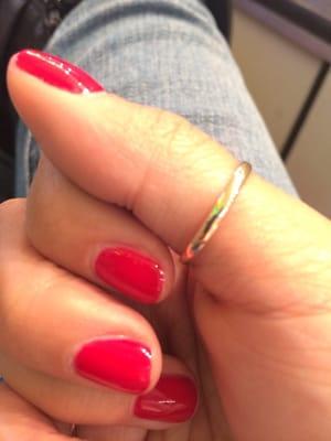 My new gold ring..ahh I love it!