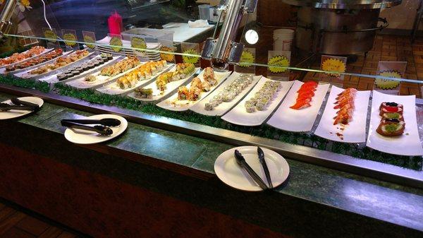 The sushi is frossshhh!