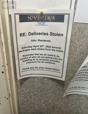 Packages always being stolen