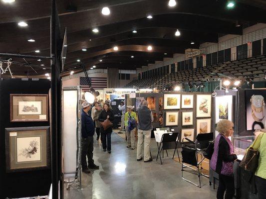 Art Fair at Queenie Park! 10-6 today and 11-4 Sunday! Great indoor art show