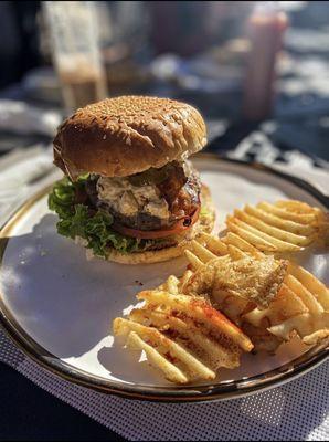 Jalapeño Blue Cheese Burger