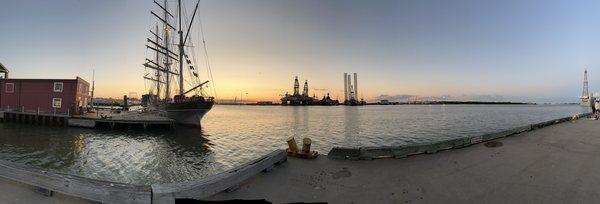 Panoramic shot taken at Pier 21