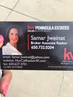 Business Card. Helping buyers and sellers! Your reliable, experienced agent serving the peninsula, SF and coast.