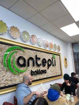 Really great baklava .. and ice cream and service!