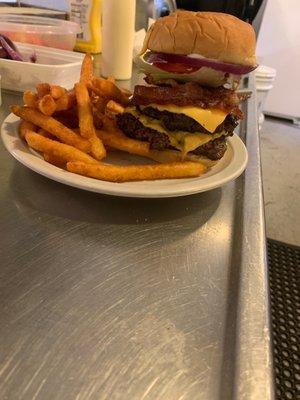 Double Trump Burger! Whoa.