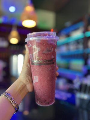 Double Berry Fresh Fruit Slush