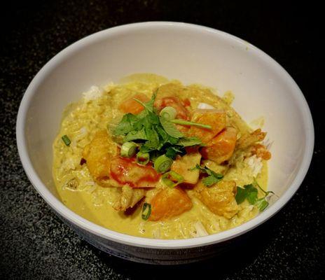 Yellow Curry, shrimp add