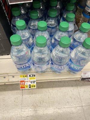 $9 for that water? I thought surely it was mis marked but no... inflation I guess.