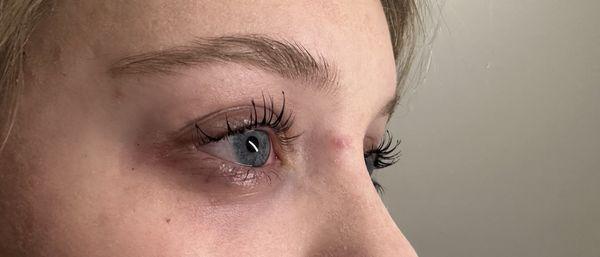 Get beautiful natural lashes with a Lash Lift & Tint service!