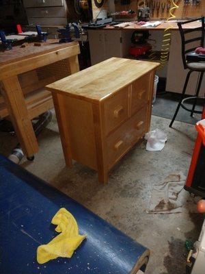 Refurbished file cabinet