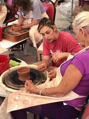 Wheel thrown pottery classes