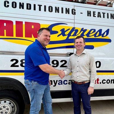 Air Express Air Conditioning & Heating is proud to partner with McWilliams Heating, Cooling & Plumbing!...