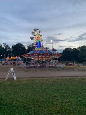 Carnival rides and games