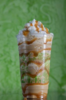 Protein Caramel Coffee Frappe