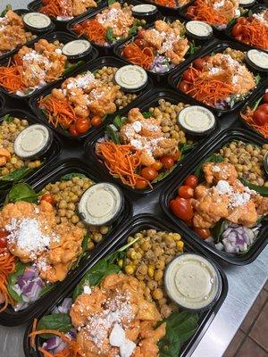 Meal Prep Buffalo Cauliflower Salad