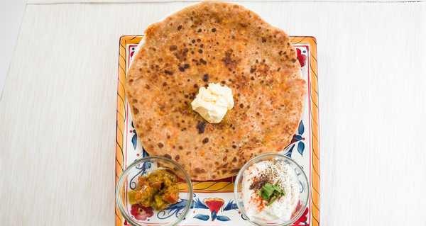 Stuffed Parathas - different stuffing choices