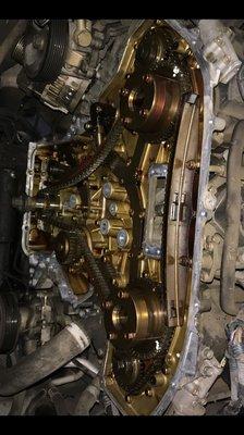 Timing chain replacement 2006 Nissan Xterra.