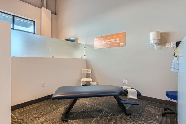 NuSpine Chiropractic has open and spacious chiropractic therapy stations.