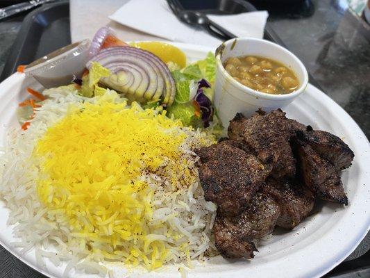 Lamb Kabab...big serving...good for sharing...great flavors!