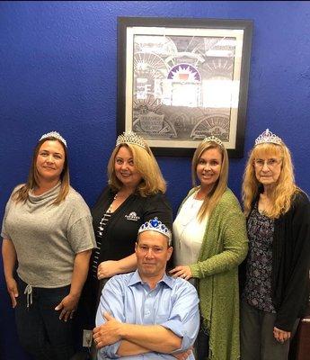 National Tiara Day for the entire office 2018