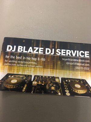 For your next event can Dj Blaze Dj service