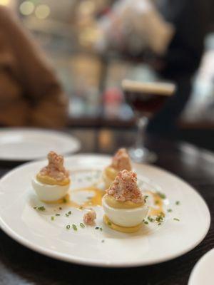 Lobster Deviled Eggs