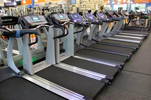 We have a variety of treadmills from all the top brands. Come try them out and see which one suits you best.