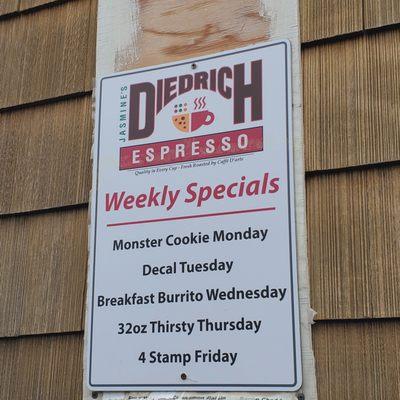 Diedrich Espresso Burlington Blvd