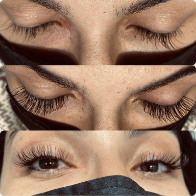 Cashmere lash extensions size 12 to 15 mm