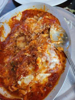 Lasagna... you can taste the layers of flavors.