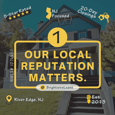 Our local reputation matters! Work with Brightwire and experience the difference of a 5-star rated, local mortgage broker.