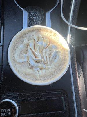 Hot vanilla latte