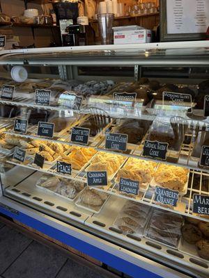 Bakery case. Would've loved to try so many other things!