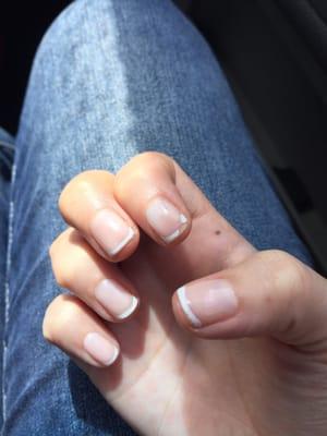 Terrible French manicure