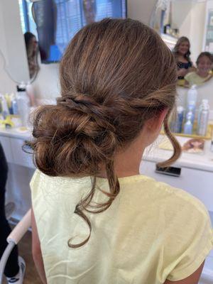 "Little Flowers, Big Style: Picture-Perfect Wedding Hair!"