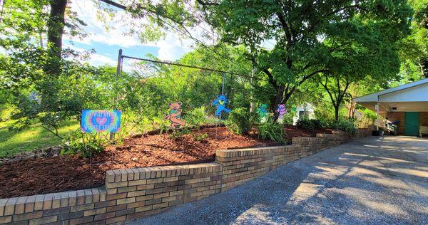 Mulch Garden Bed