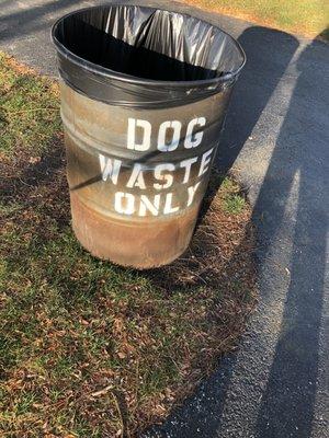 Dog waste only