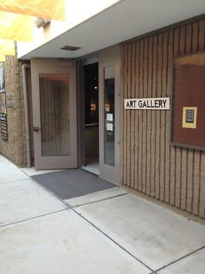 entrance to the gallery