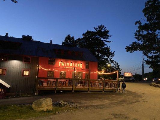 Outside area in front of the main brewery