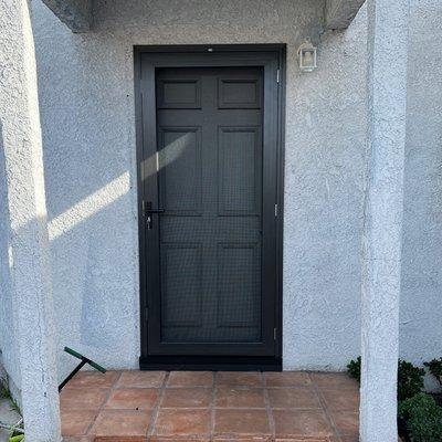 Hurricane-rated security screen doors in Austin, TX with professional installation included.