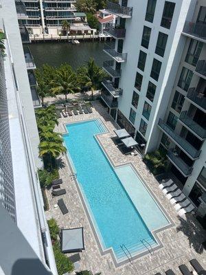 Awesome outdoor pool and sun deck