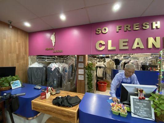 Interior of the store