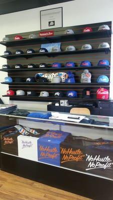 New Hustle apparel including fitteds, snapbacks, 5 panels, skullys, t-shirts, sweatshirts, hoodies even socks!