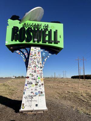 Roswell Historical Marker