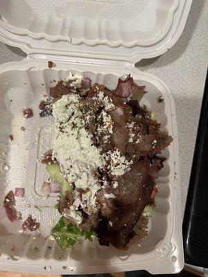 Greek Village Salad 2x lamb meat :)