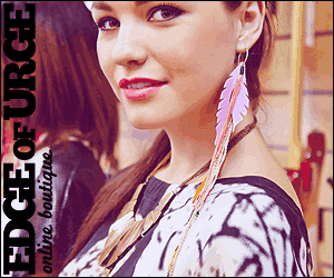 Customizable feather earrings and necklaces by Jessie Williams