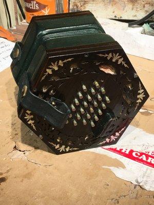 1860's English concertina we restored